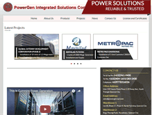 Tablet Screenshot of powergen-iscl.com